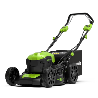 Газонокосилка Greenworks GD40LM46SP, 40v, 46 см, без АКБ и ЗУ (аккумуляторная, самоходная)