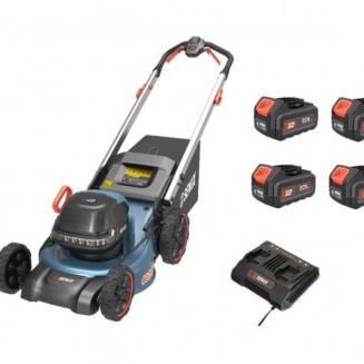Газонокосилка самоходная аккумуляторная 40V SENIX LSSX2-H-EU COMBO 2X2 46см c 4 АКБ 5Ач и ЗУ
