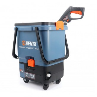 Мойка высокого давления аккумуляторная 40V SENIX HPWX2-M2-EU 2X2 70бар с 2 АКБ 4Ач и ЗУ